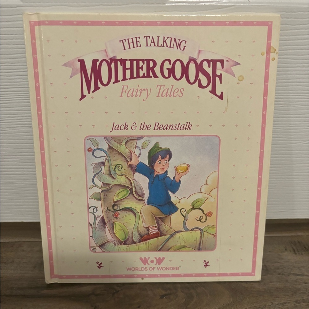 ***5 for $25*** Vintage 1986 The Talking Mother Goose Jack and the Bean Stalk